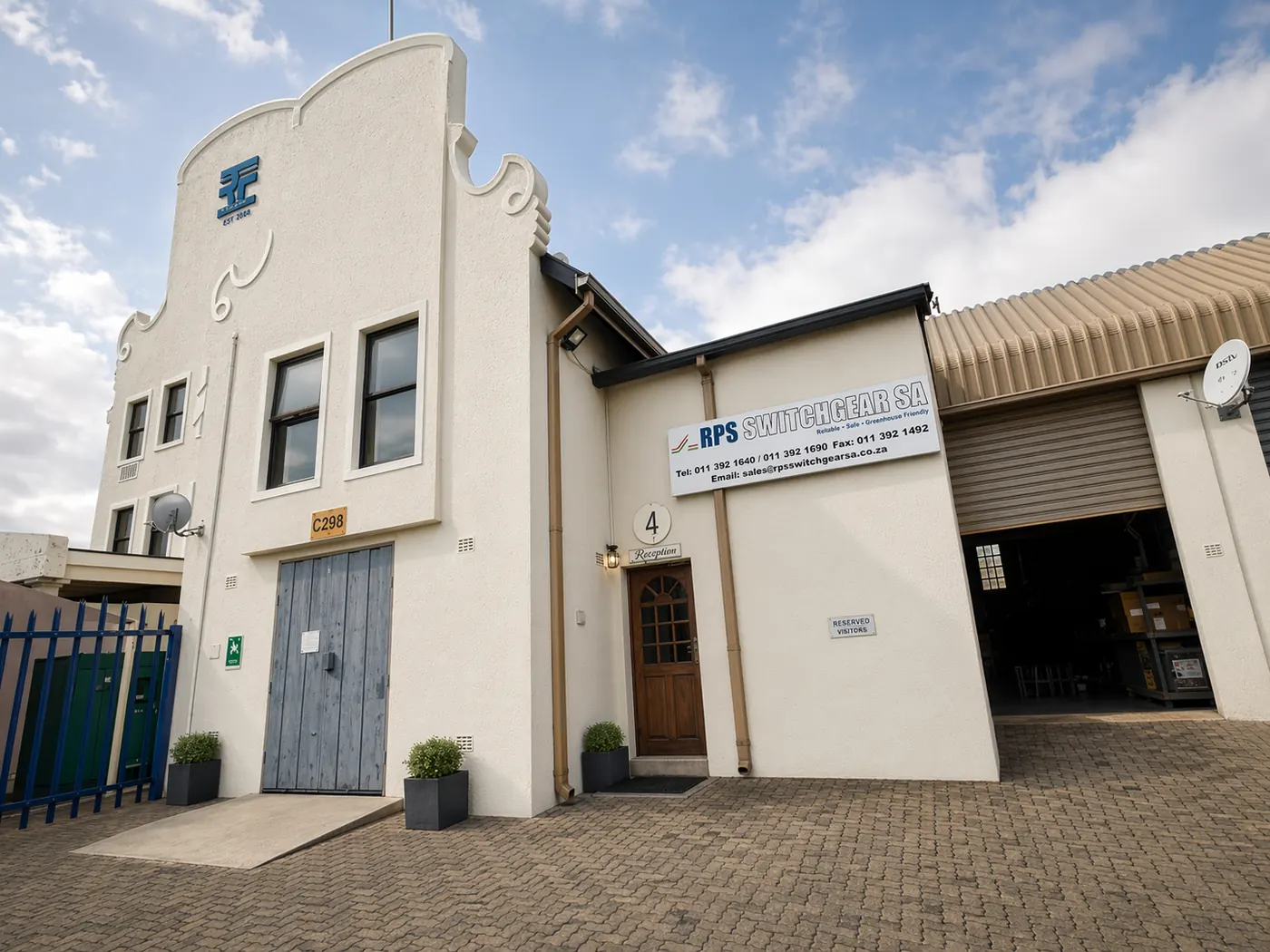 RPS Switchgear SA building in Jet Park