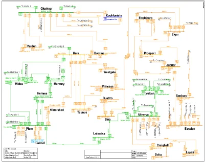 Electrical network analysis schematic